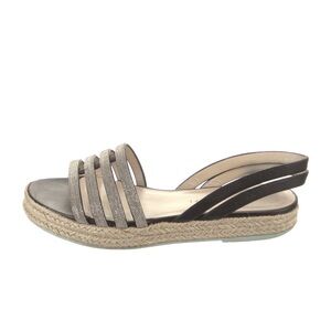 Fabiana Filippi Monili Pattern Espadrilles Wedges Sandals Sz 37.